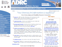 Tablet Screenshot of adrcnj.org